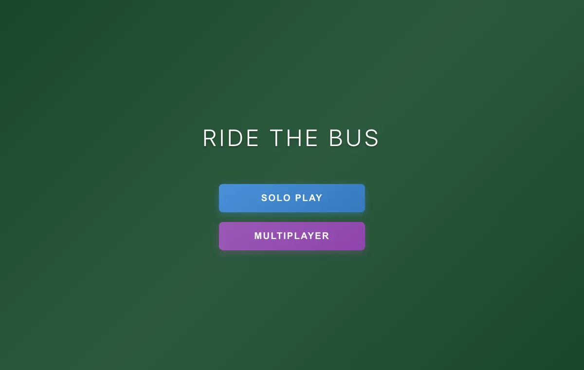 Ride the Bus game screen